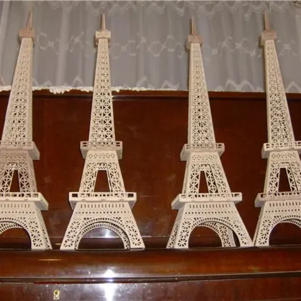 Vector para cnc y corte laser de la Torre Eiffel