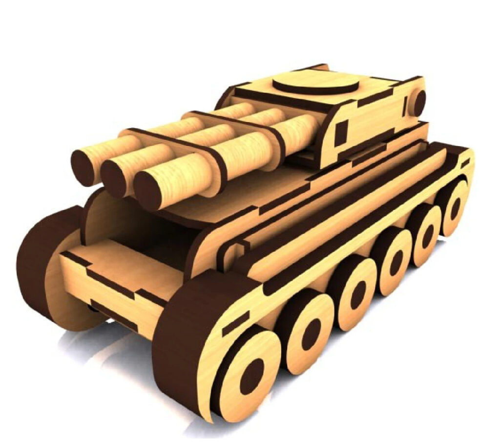 Tanque Full Armor en Vector 3D