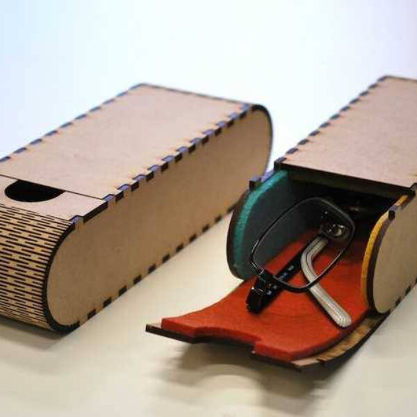 Diseño de Caja para Lentes con Corte Láser
