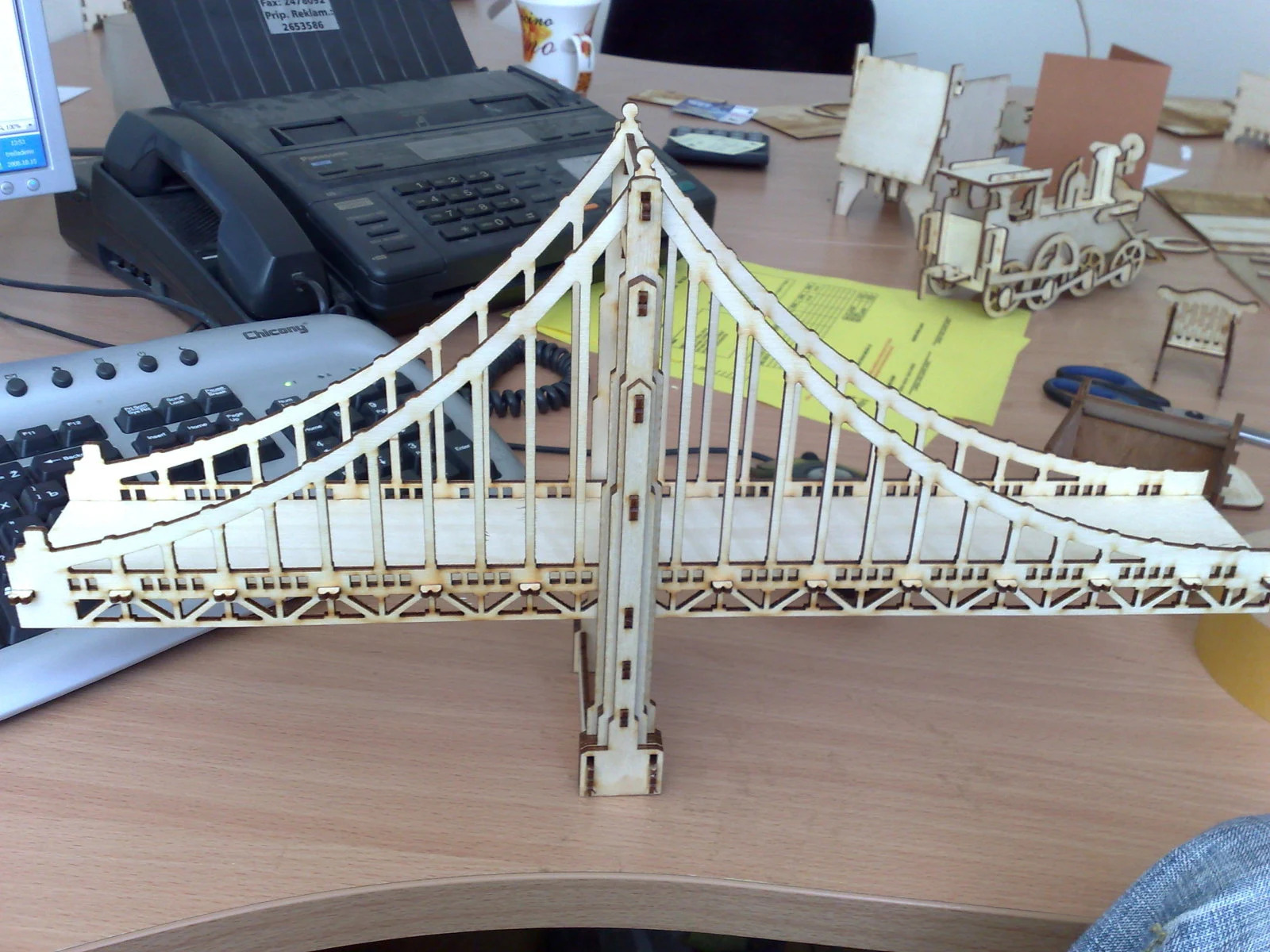 PUENTE GOLDEN GATE VECTOR PARA CNC